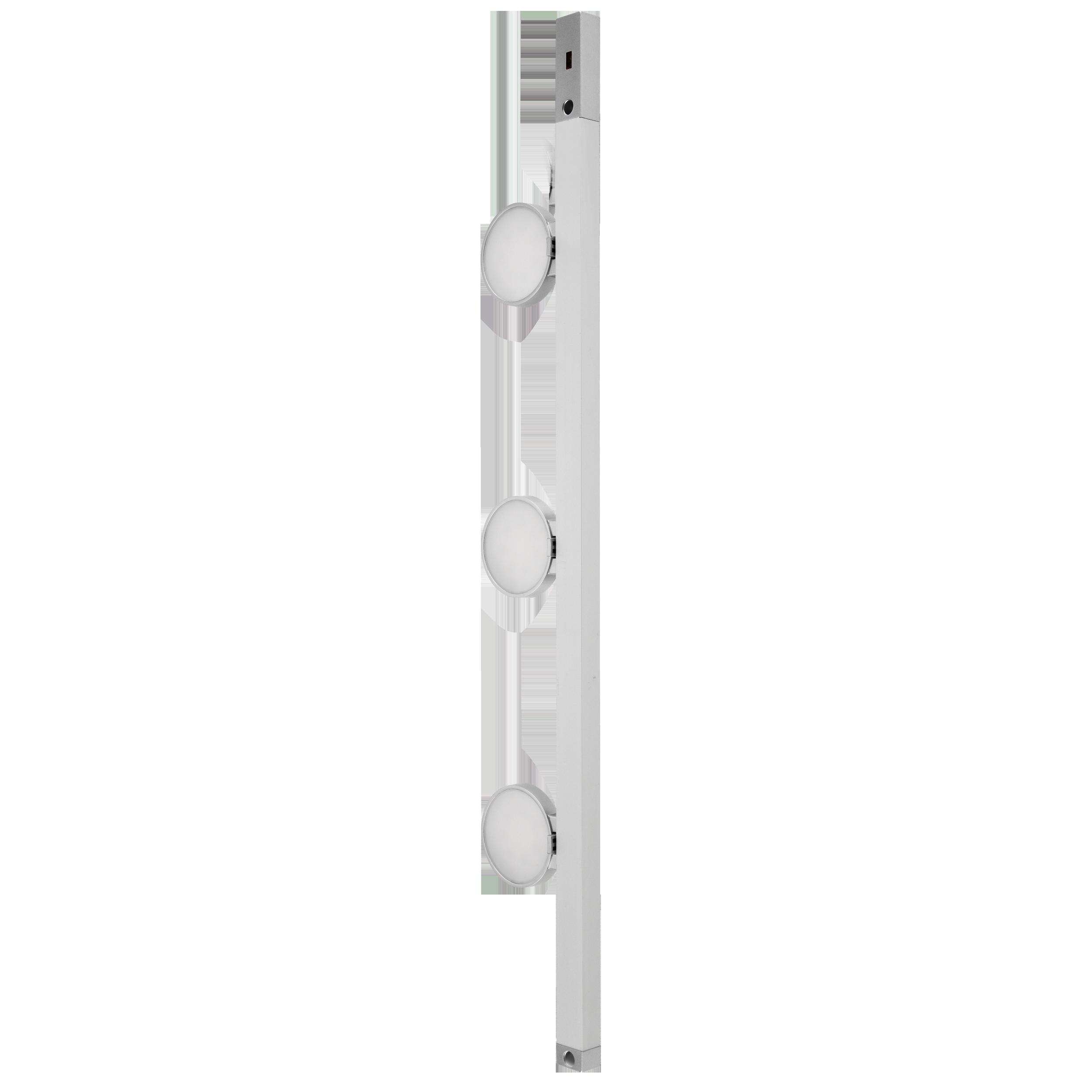 REV LED Unterbauleuchte LIGHTRACER 3 mit Sensor, dimmbar 60 cm, 3x3W, Farbe silber