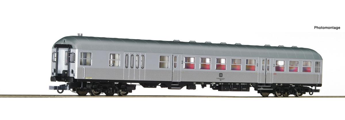Roco Nahverkehrs-Steuerwagen 2. Klasse mit Gepäckabteil „Silberling“, Gattung BDnrzf 740 der Deutschen Bahn