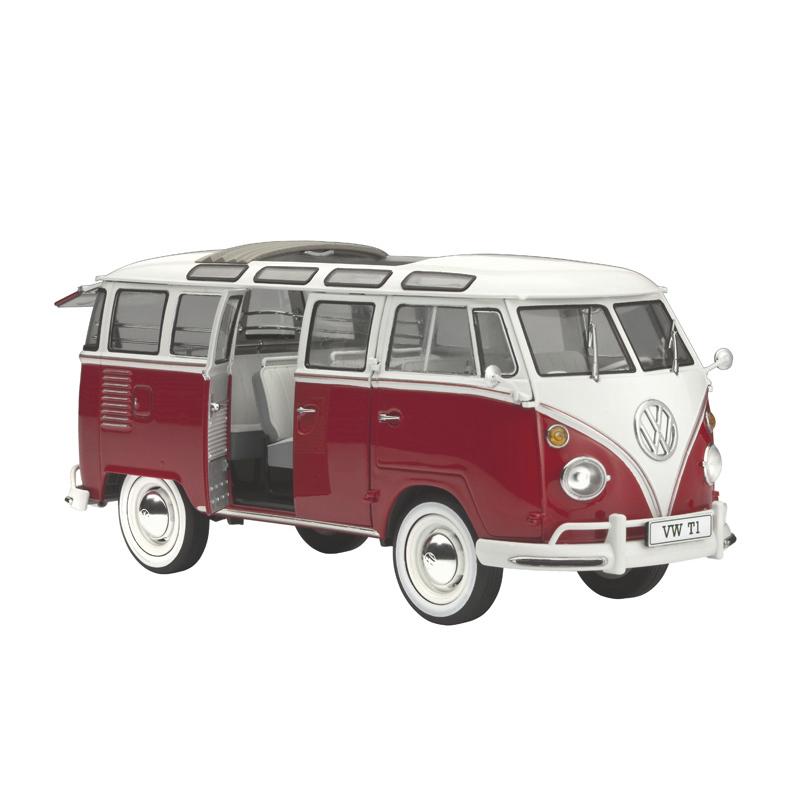 Revell Model Set Volkswagen T1 "Samba Bus", Inkl. Farben, Kleber, Pinsel