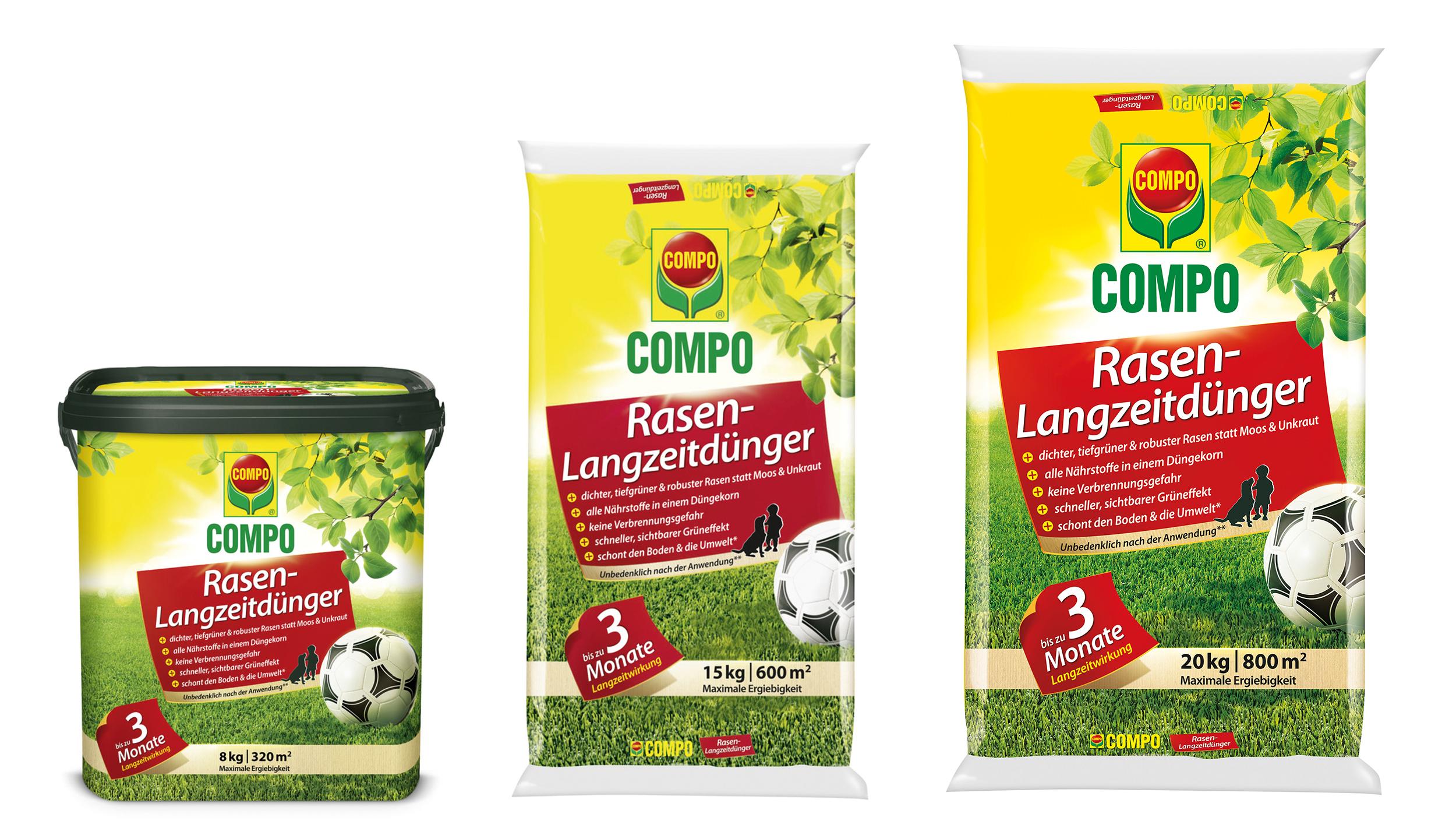 Compo Rasen-Langzeitdünger 8 kg für 320 m²