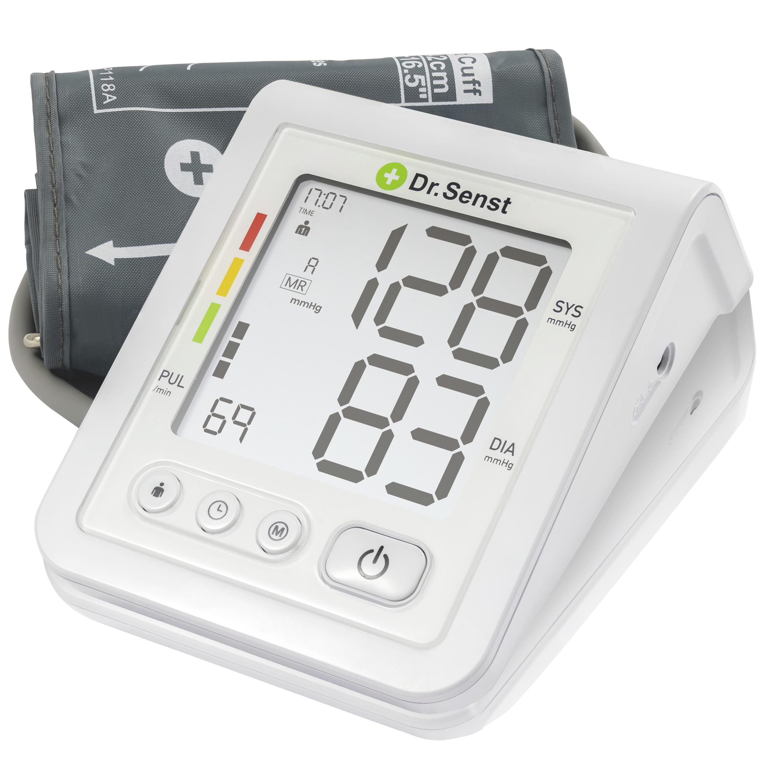Dr. Senst Oberarm-Blutdruckmessgerät, mit Pulsmessung und Arrhythmieerkennung