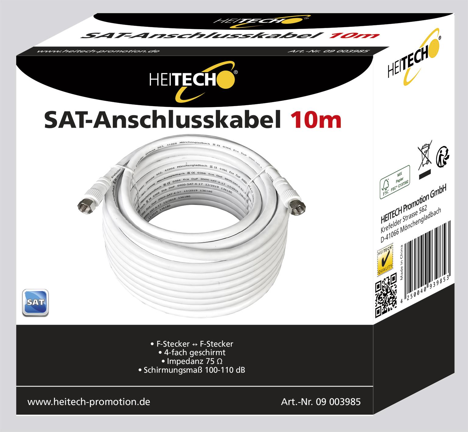 Heitech SAT-Anschlusskabel - in verschiedenen Ausführungen