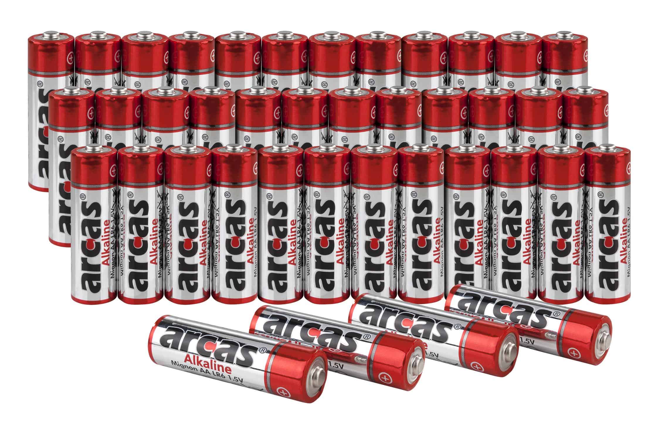 Arcas 32+4 Alkaline Batterie 32+4 - in verschiedenen Ausführungen