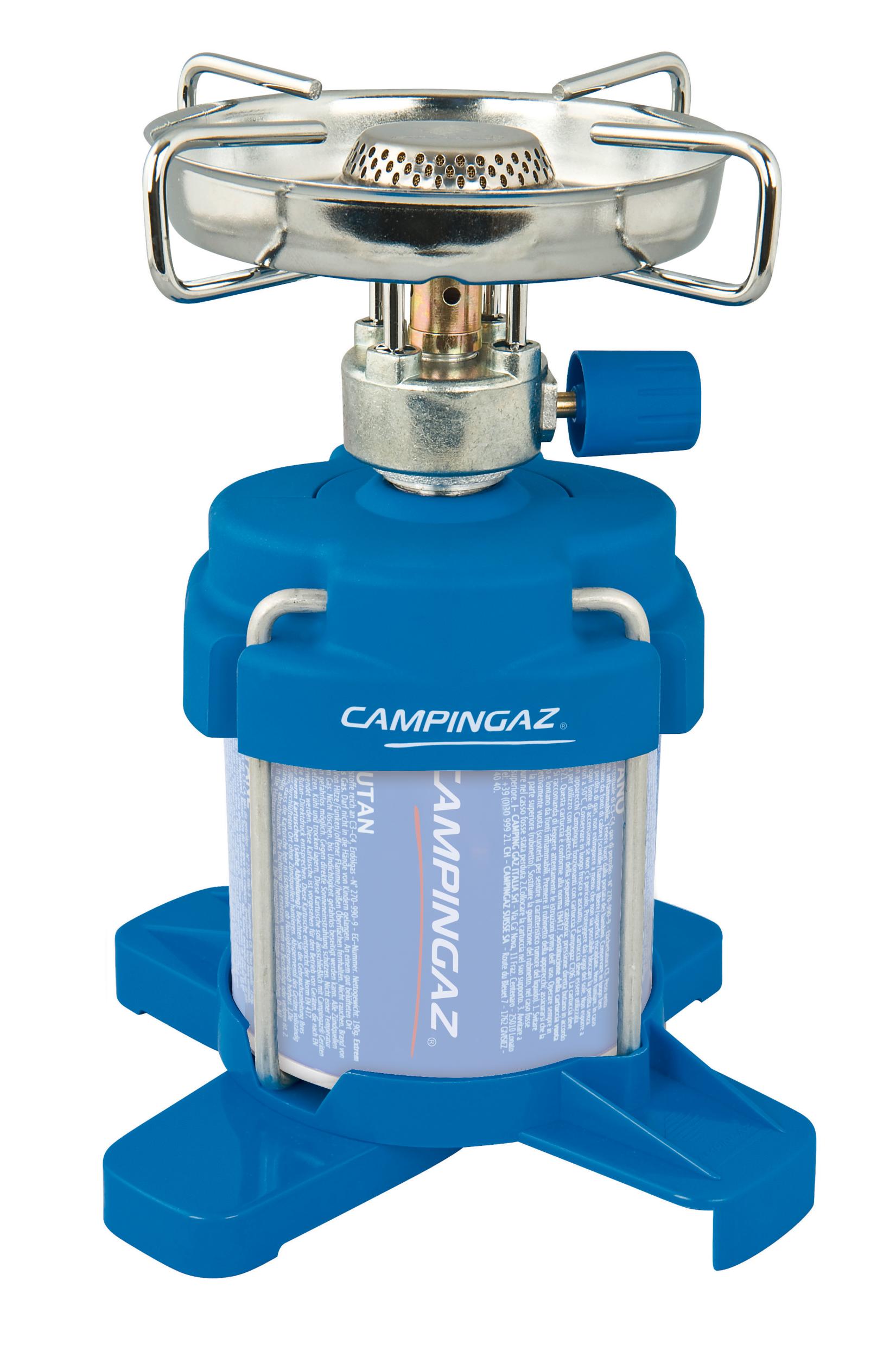 Campingaz Bleuet  206 Plus Gaskocher für Stechkartusche mit Windchutz und Plastikfuß
