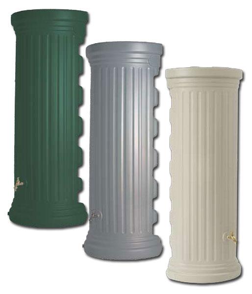 Garantia Regenwassernutzung - Wandtanks in verschiedenen Größen und Farben.