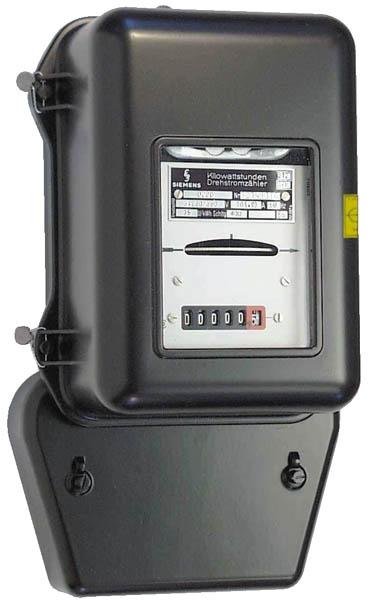 Wechselstromzähler 10/40A 230V Klasse 2/Schaltung 1000 geeicht reg.