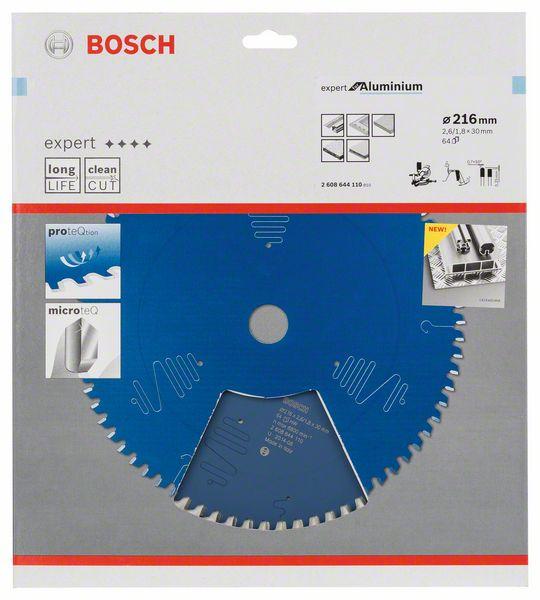Bosch Kreissägeblatt, Expert for Aluminium, 216 x 30 x 2,6 mm