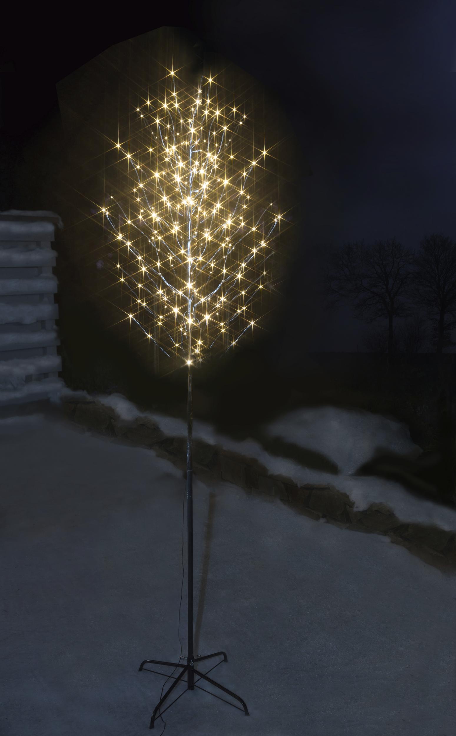 Star-Max Deko Baum mit 240 warmweißen LEDs, 2,4 Meter