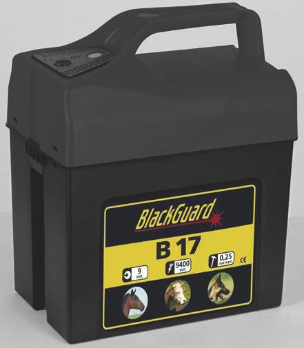 BlackGuard Weidezaungerät B17 9 Volt mit 2 Leistungsstufen