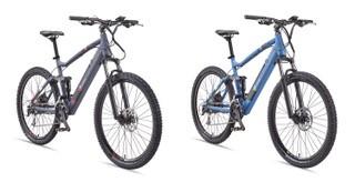 Telefunken Unisex Alu MTB E-Bike, 27,5 Zoll, 27-Gang Kettenschaltung, blau, Aufsteiger M935 Fully