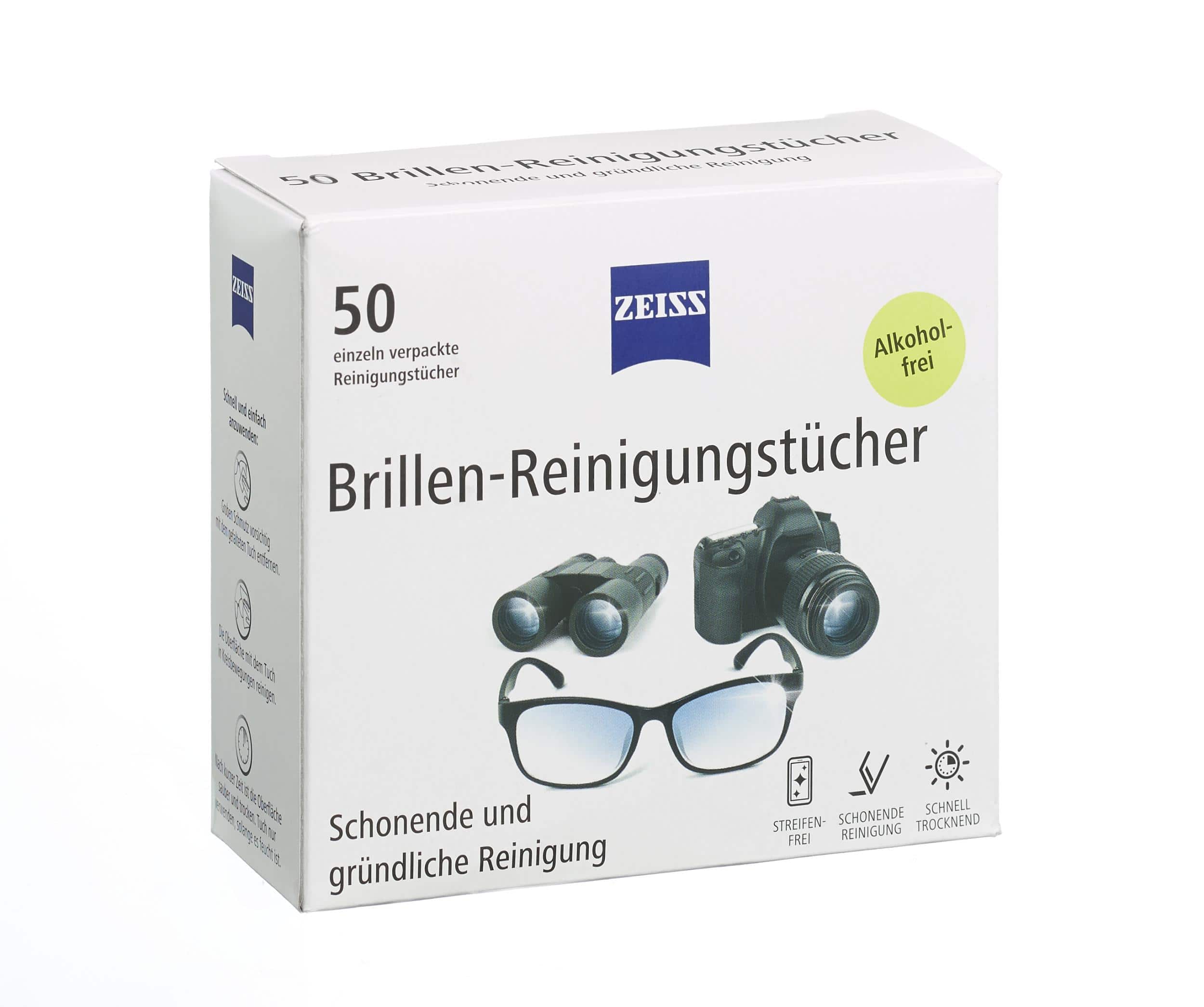 Zeiss Brillenreinigungstücher, 50 Stück