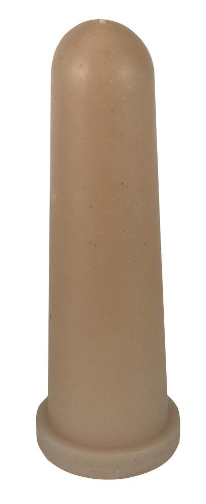 Latex-Sauger, 10 cm, beige, 5 Stück