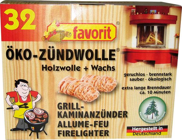 Grill Kaminanzünder - Holzwolle