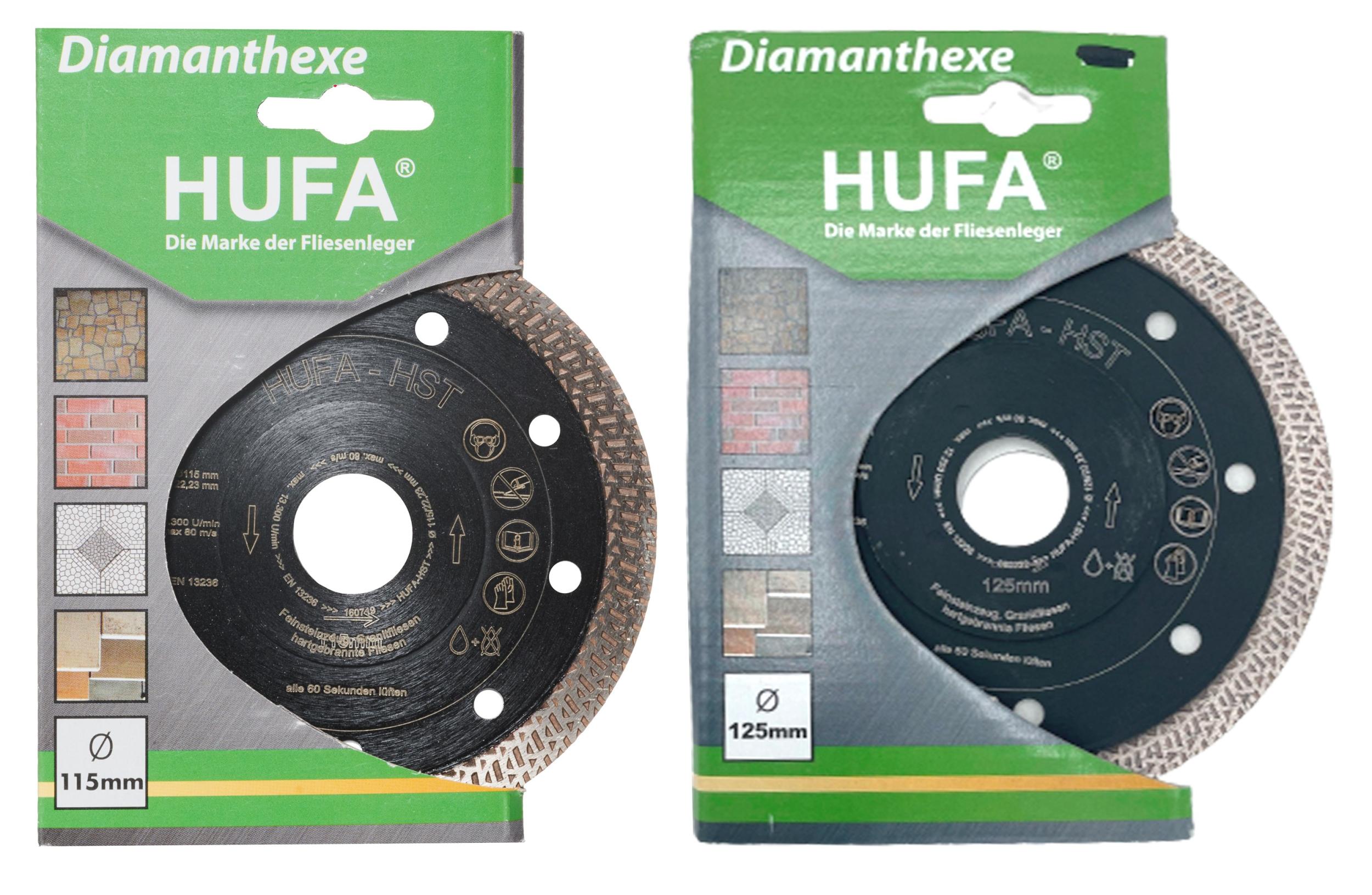 HUFA® - Werkzeuge Diamanttrennscheibe für Fliese "HST", 115 mm