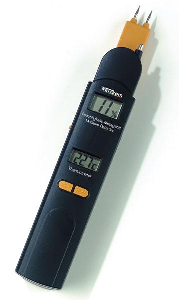 Wetekom Feuchtigkeitsmesser 0-60% /Thermometer -10 bis +50°C