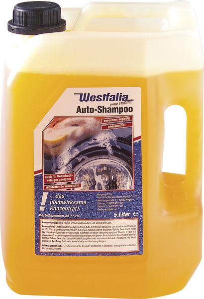 Westfalia Autoshampoo, 5 Liter Inhalt