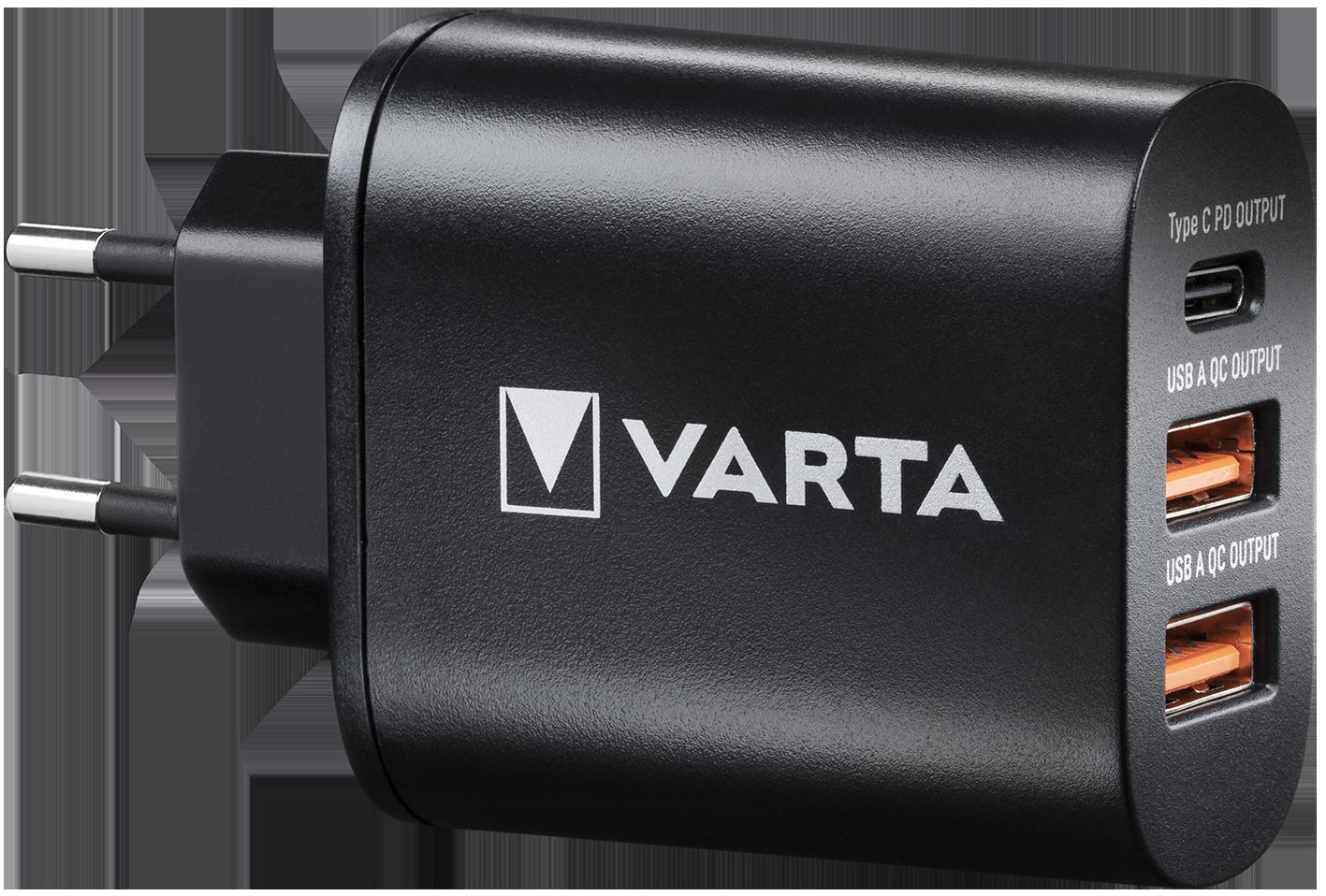 Varta Wall Charger mit 2 x USB-A und 1 x USB-C PowerDevice