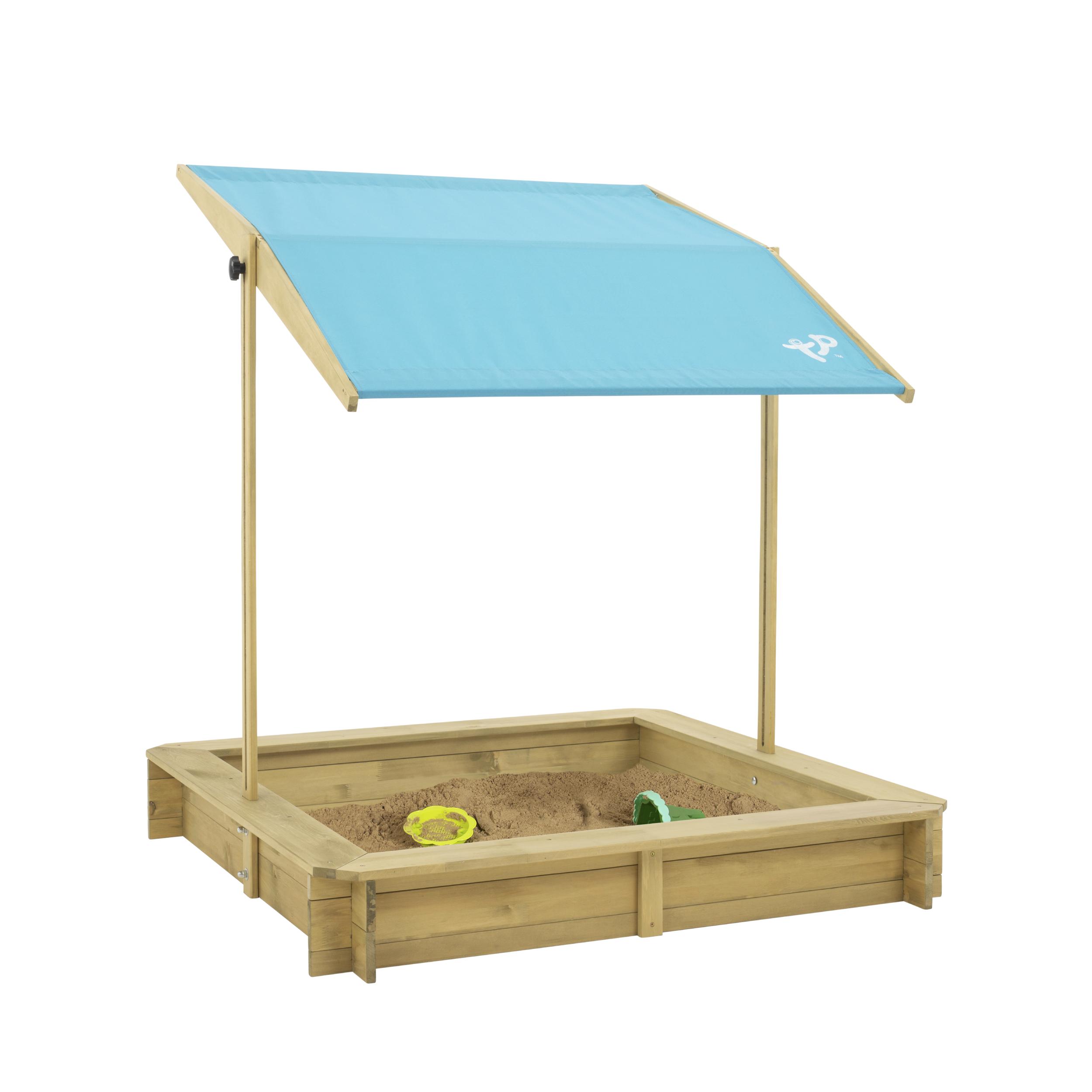 TP Toys Sandkasten mit Sonnendach, Holz