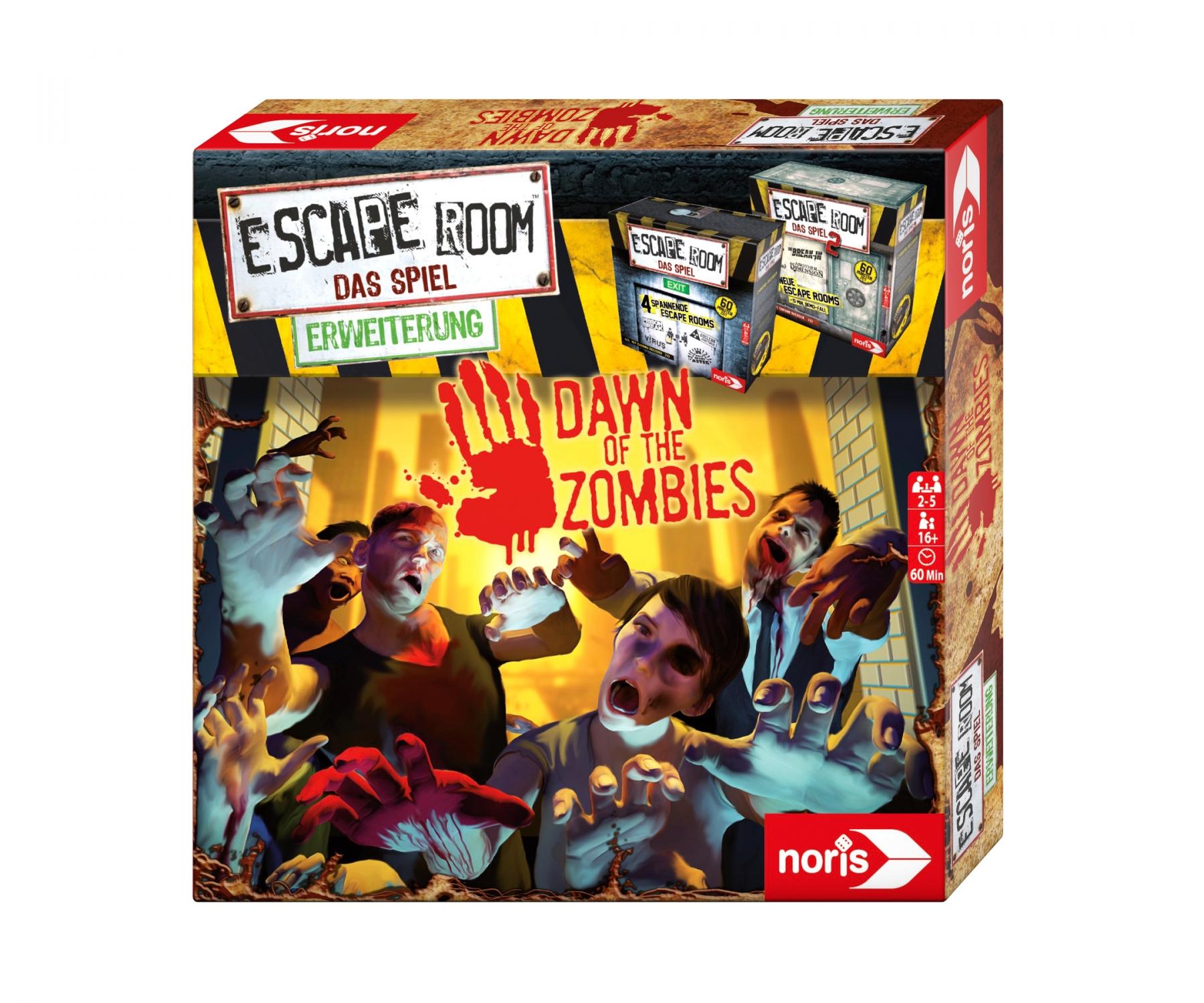 Noris Gesellschaftsspiel "Escape Room" - Dawn of the Zombies