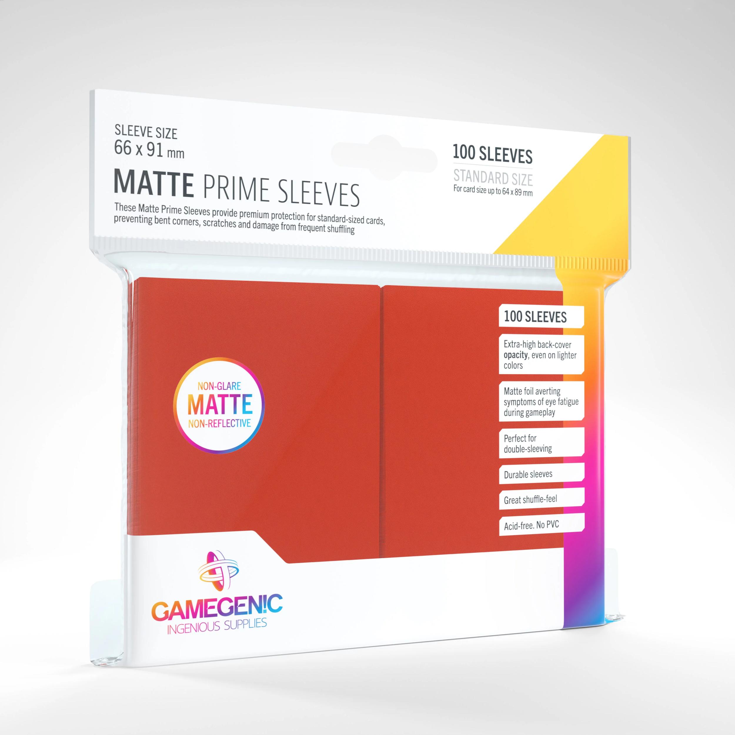 Gamegenic Matte Prime Sleeves (100Sl) in verschiedenen Farben
