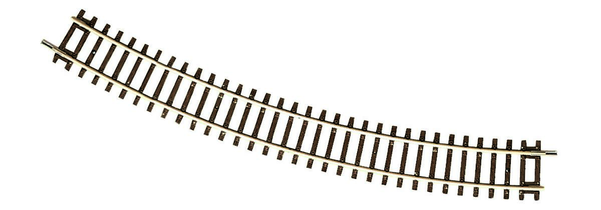Roco 12 Stück Gebogenes Gleis R4, Radius 481,2 mm, Bogenwinkel 30°