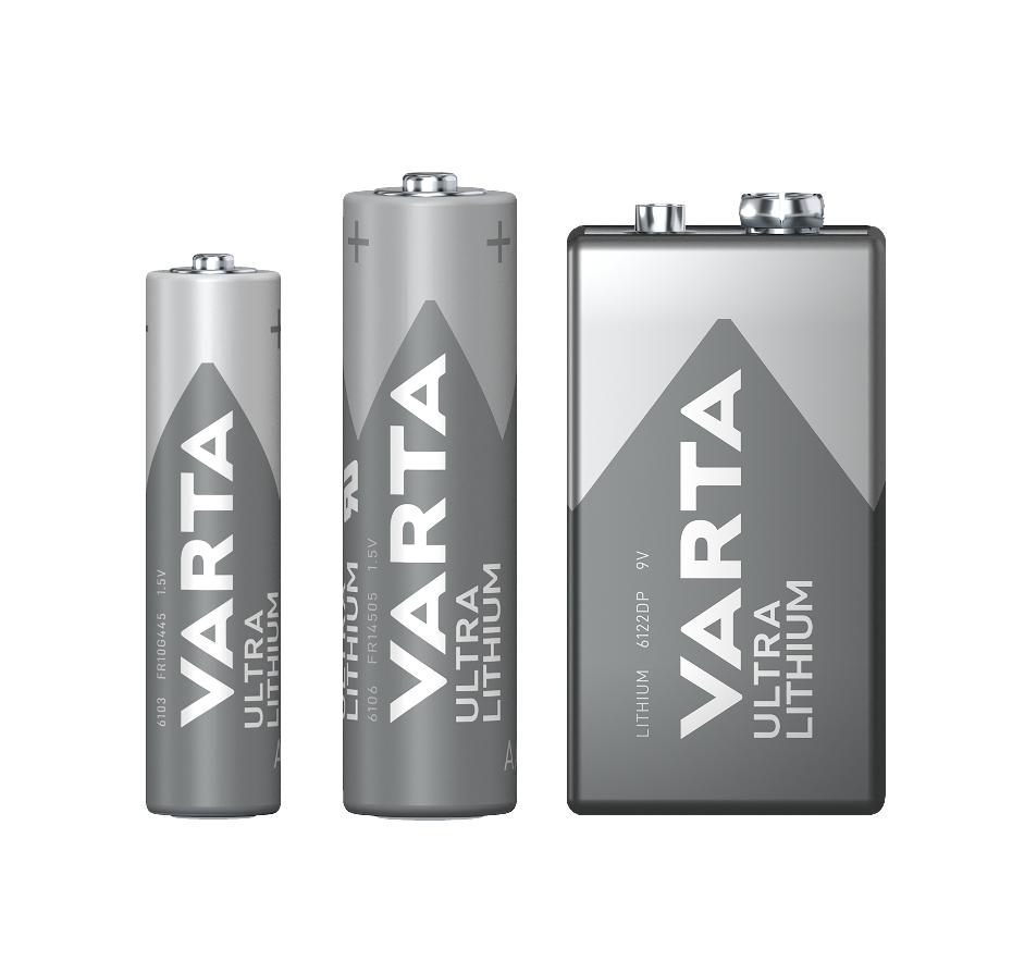 Varta Ultra Lithium 9V Block Batterie - 1 Stück