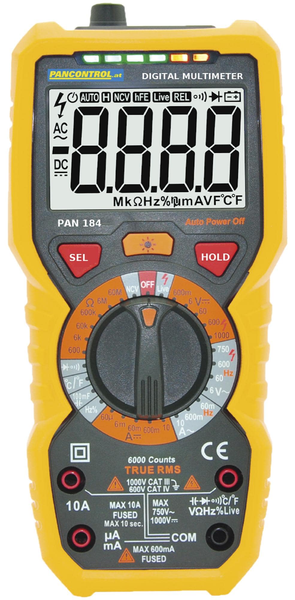 Pancontrol Digital Multimeter 1000V True RMS