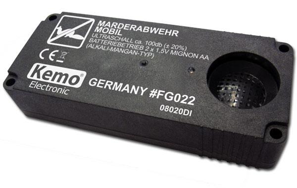 Kemo Marderabwehr mobil "FG022" - auch anwendbar bei anderen Nagetieren
