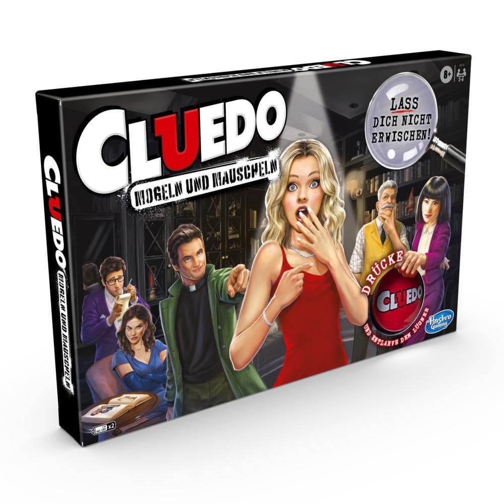 Hasbro Gesellschaftsspiel Cluedo für gute Schummler