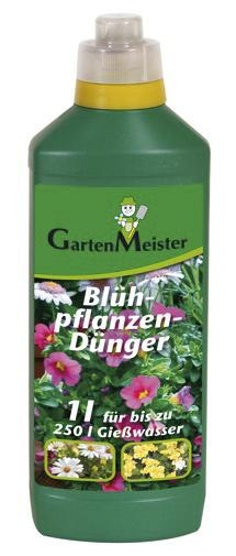 GartenMeister Blühpflanzendünger, flüssig 1 l