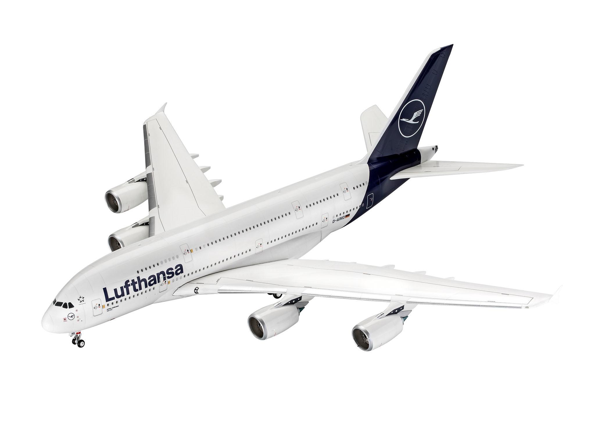 Revell Modellbausatz Airbus A380-800 Lufthansa New Livery