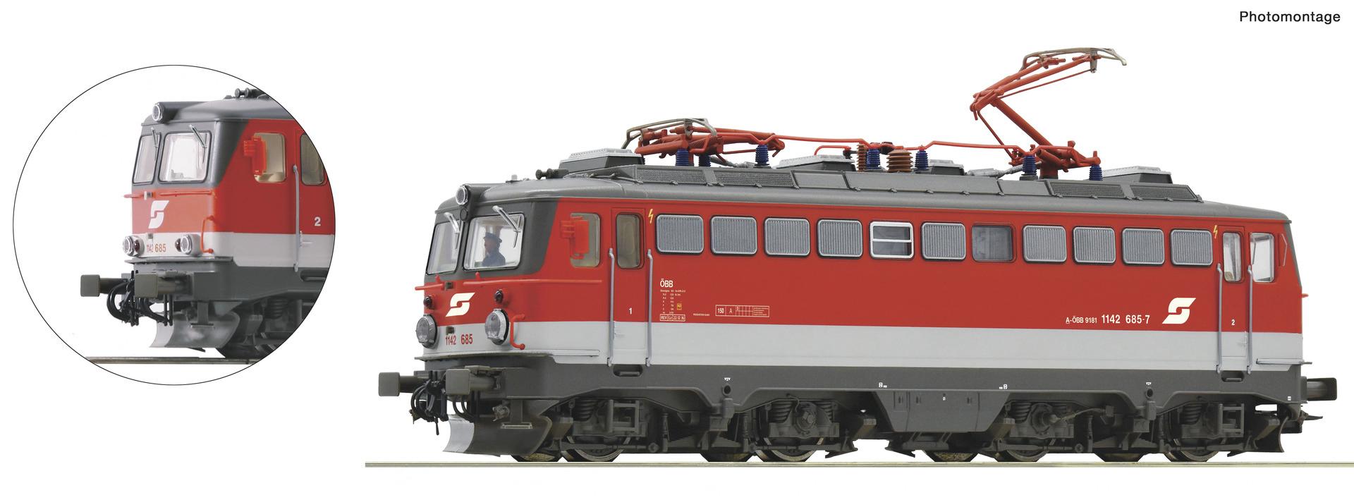 Roco Elektrolokomotive 1142 685 der Österreichischen Bundesbahnen, H0, DC