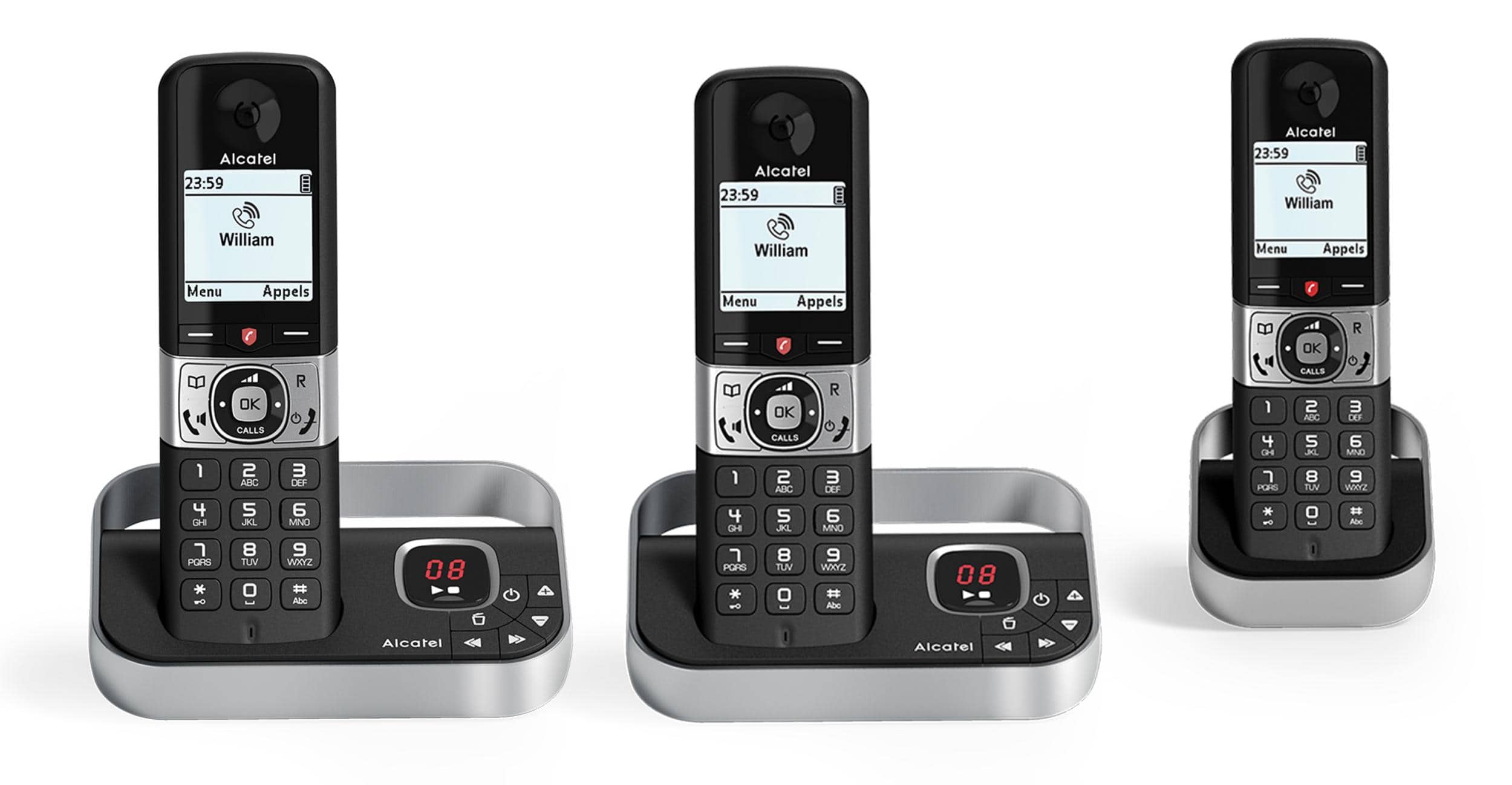 Alcatel Schnurlos-Telefon mit Premium Call Block Funktion und AB