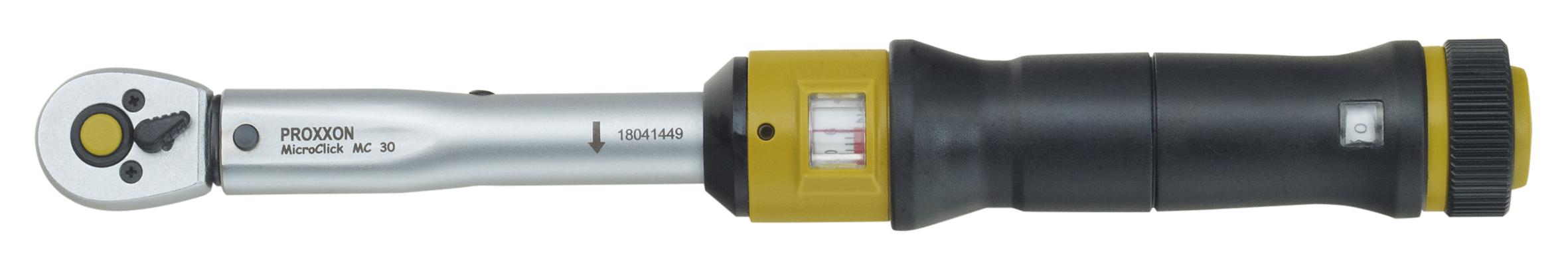 Proxxon MicroClick-Drehmomentschlüssel MC 30, 6 - 30 Nm, 1/4"